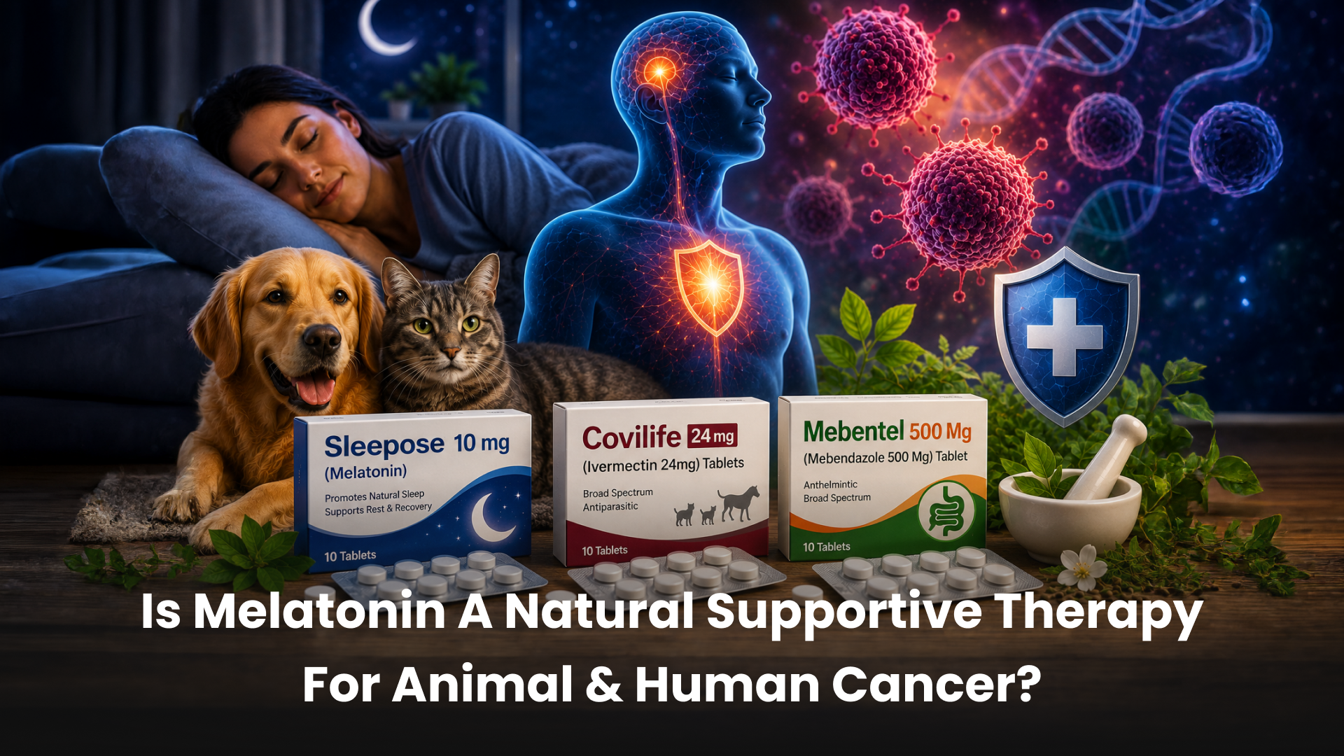 Is Melatonin A Natural Supportive Therapy For Animal & Human Cancer?
