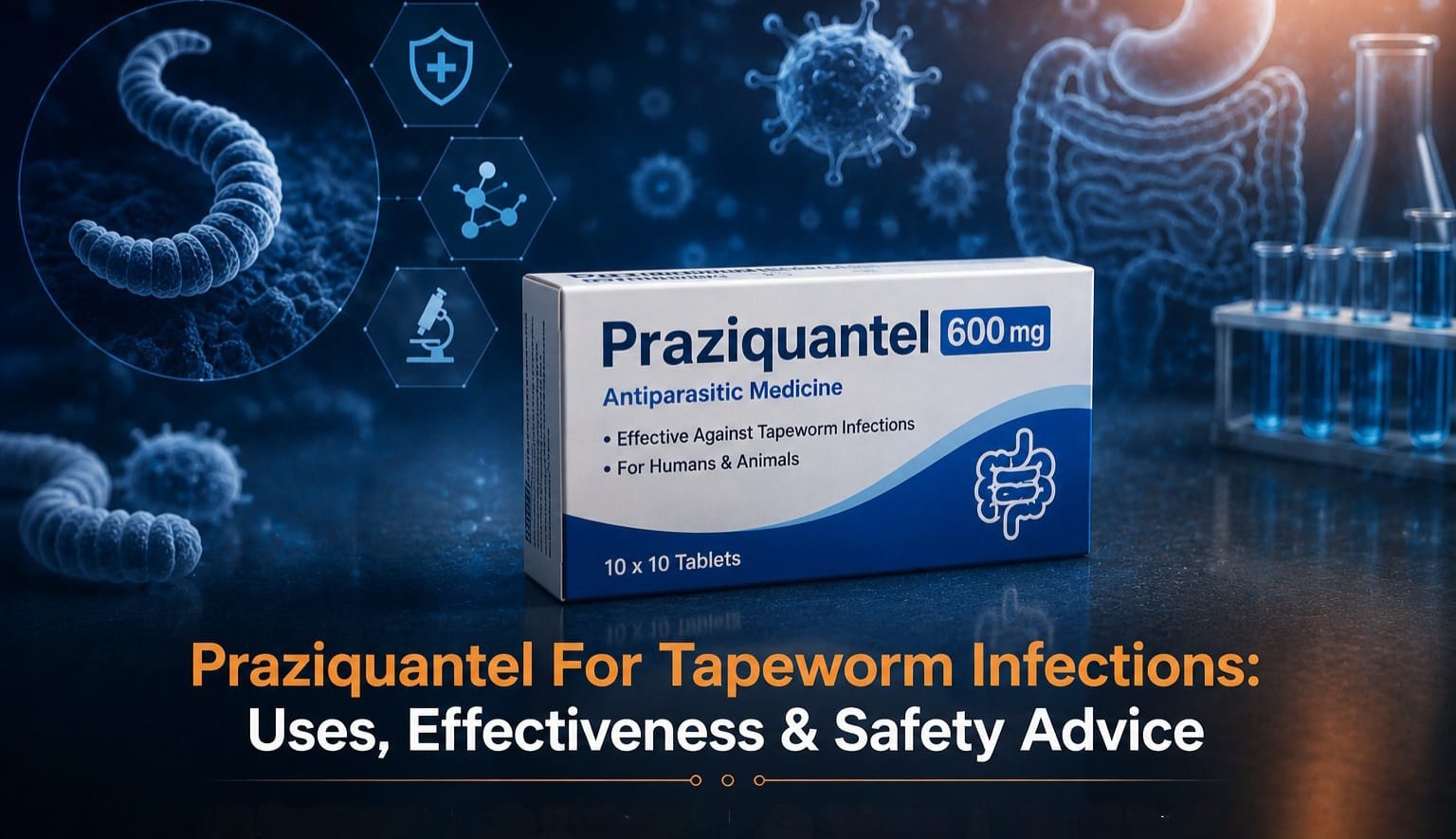 Praziquantel for Tapeworm Infections: Uses, Effectiveness & safety advice