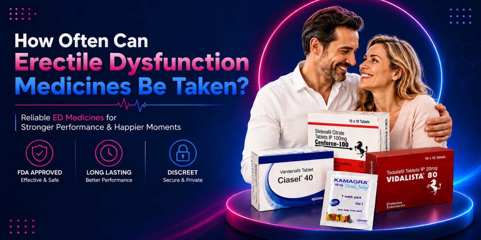 How Often Can Erectile Dysfunction Medicines Be Taken?