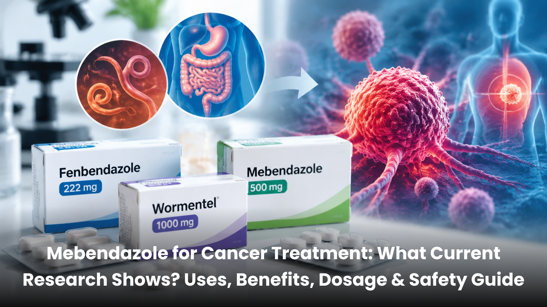 Mebendazole for Cancer Treatment: What Current Research Shows? Uses, Benefits, Dosage & Safety Guide